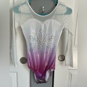 Gymnastics Leotards Long Sleeve & Sleeveless Diamond Splice Ballet Dancewear